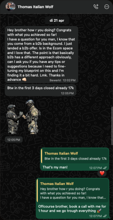 Wolf Pack member result 31