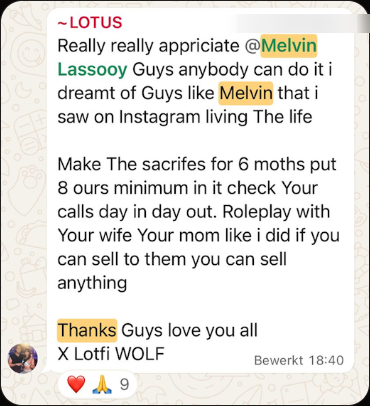 Wolf Pack member result 11